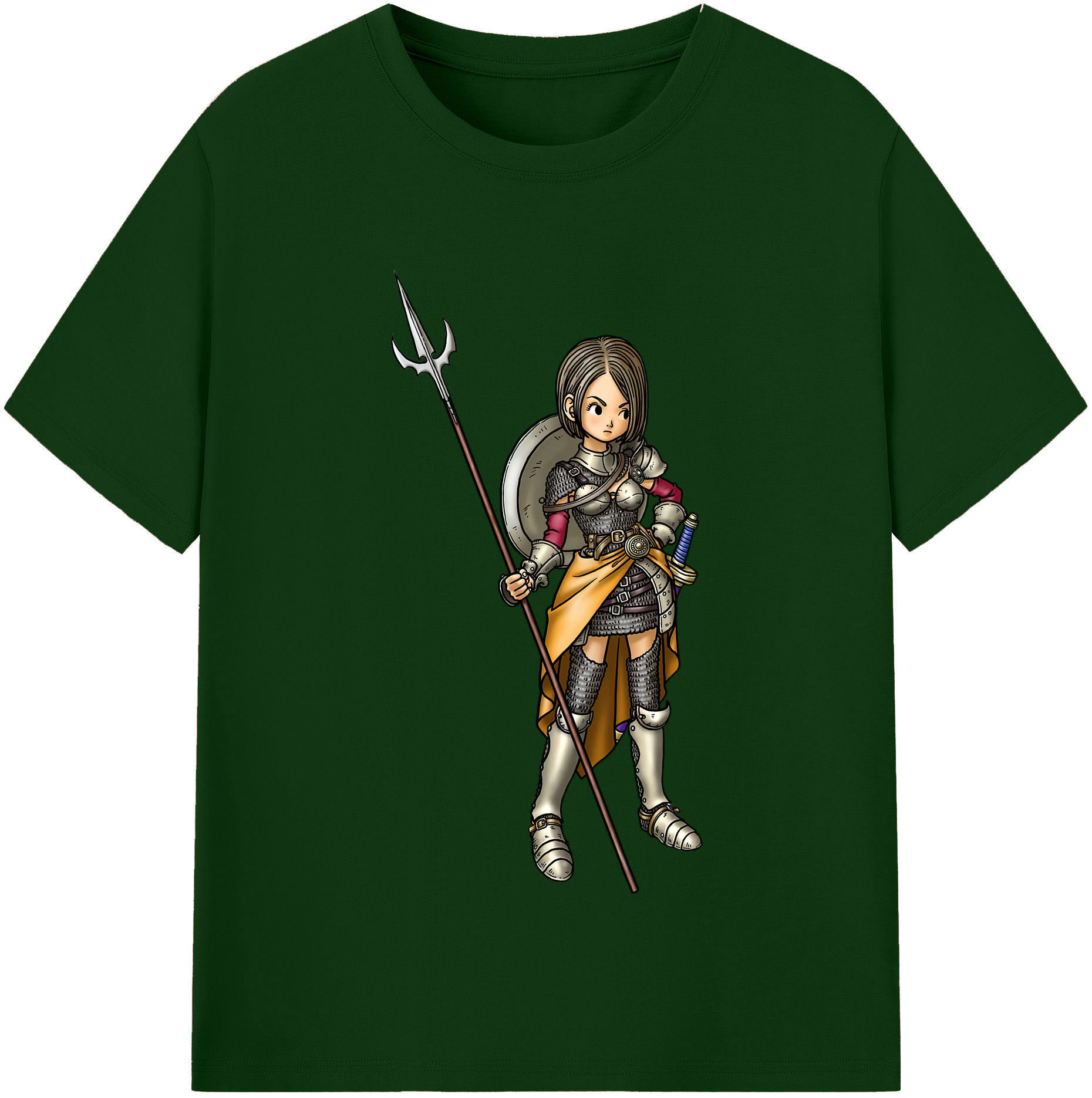 （画像用） ドラゴンクエスト Doragon Kuesuto Dragon Quest 綿100％半袖Tシャツ（フロントプリント）